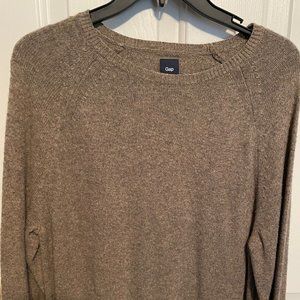 GAP men's brown long sleeve sweater